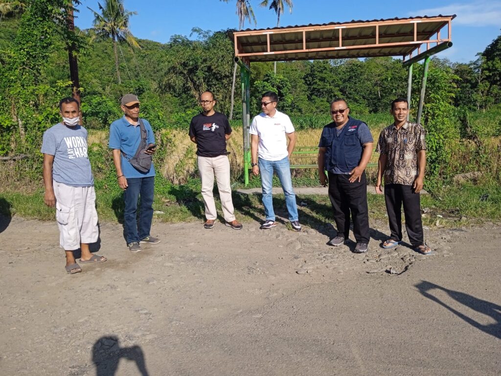 Kegiatan Monitoring dan Evaluasi Pekerjaan PPSU di Desa Marente Loka Kecamatan Alas Kabupaten Sumbawa